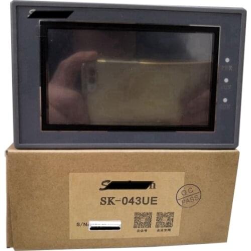 New 4.3 Inch Touch Screen HMI TP PLC SK-043HE SK-043FE With RS232+RS485+USB +Touch Panel