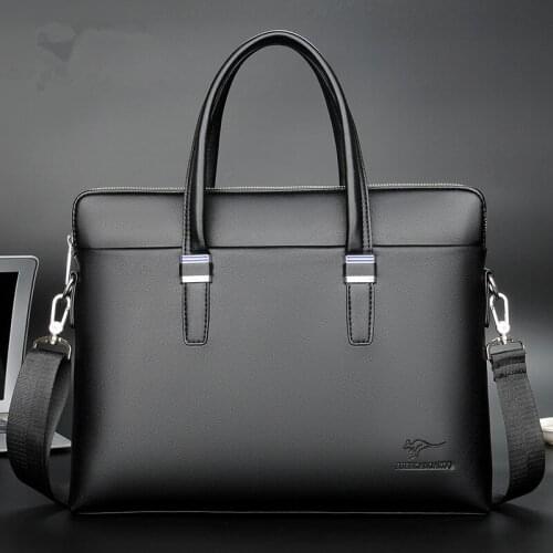 Office bag mens handbag shoulder messenger bag business bag briefcase computer bag soft leather mens bag designer bag satchels