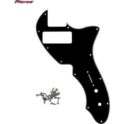 Custom Pleroo Guitar Parts - For Tele 69 Thinline Guitar Pickguard Scratch Plate With P90 Humbucker