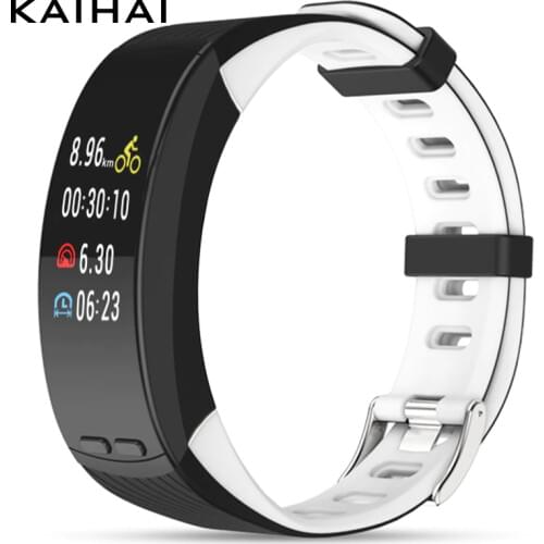 KAIHAI smart band fitness bracelet activity tracker wristband GPS Pedometer Heart rate sleep Monitor Record history smartband
