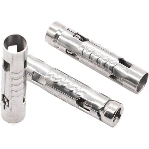 Stainless steel three piece fish scale expansion pipe screw rod in ceiling M6 M8 M10 M12