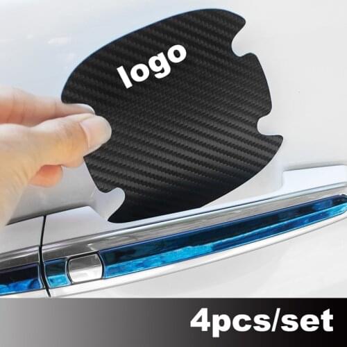 Car Door Handle Bowl Protection Cover Stickers for bmw benz toyota honda for vw for audi mazda ford Peugeot Suzuki car styling