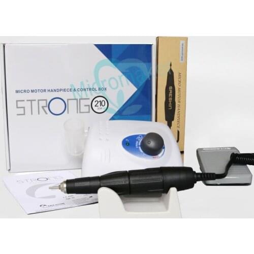 Dental Micro Motor 35000RPM Strong 210 Micromotor 102L Handpiece Electric Nail Drill Machine 2.35 102L Strong