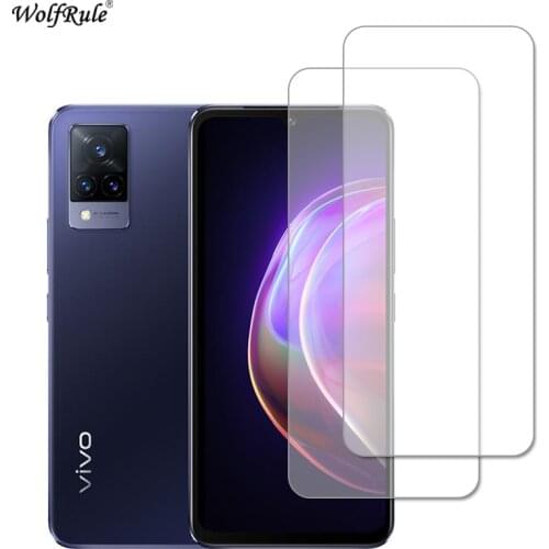 1Pcs/2Pcs Glass For ViVo V21 V21e Screen Protector Tempered Glass Shockproof HD Protective Phone Film For ViVo V21 5G Glass