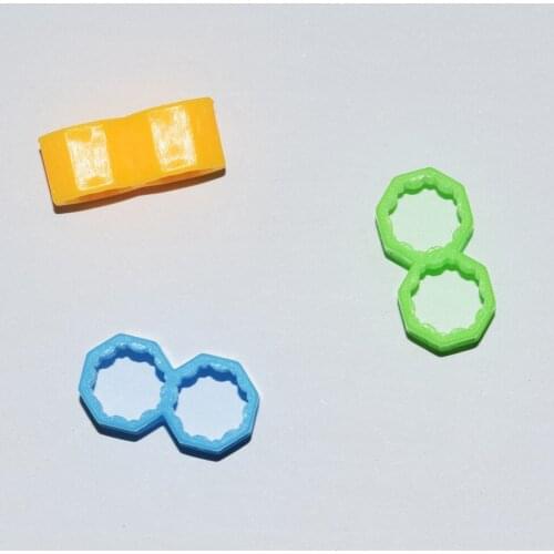 10/100pc Double hexagonal column/cross rod sleeve/DIY toy part/technology model parts/baby toys for children/tamiya/yuanmbm