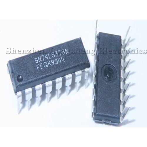 10PCS/LOT NEW SN74LS378N 74LS378 DIP-16 Logic Trigger Chip IC