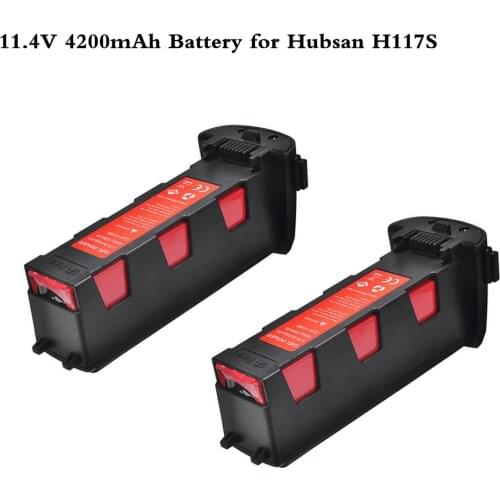 11.4V 4200mAh Lithium Battery for Hubsan H117S Zino GPS RC Quadcopter Spare Parts Upgrade Battery 14.4v For RC Camera Drones