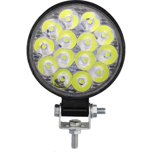 4pcs LED working lamp mini round 14 lamp 42W auxiliary lamp engineering spotlight For Off-road ATV Car Truck Round Work Lights