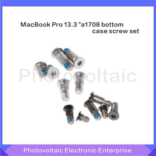6/set With tools Laptop Bottom Case Screw Screws Set For Macbook Pro 13.3" A1708 Touch Bar