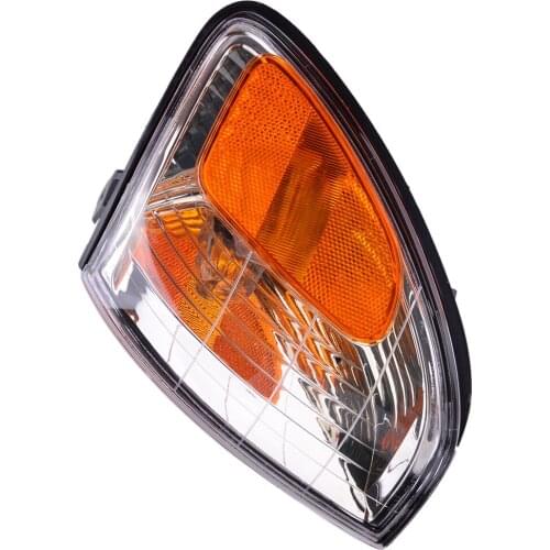 Car Front Left Corner Turn Signal Light Parking Lamp Assembly No Bulb 2 Pin fit for Toyota Land Cruiser LX470 1998-2006 2007