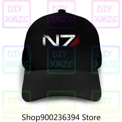 Mass Effect N7 Baseball Cap Andromeda Distressed Mens Hats