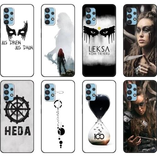 Black tpu Case For Samsung galaxy A32 A42 A52 A72 4g 5g S21 PLUS ultra back cover Heda Lexa The 100