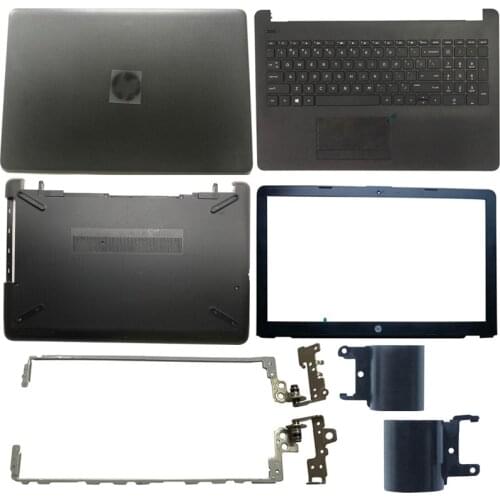 For HP 15-BS 15-BR 15-BW 15T-BR 15-BS 15Z-BW Front Bezel/Hinges/Palmrest/Bottom Case nes Laptop LCD Back Cover924899-001