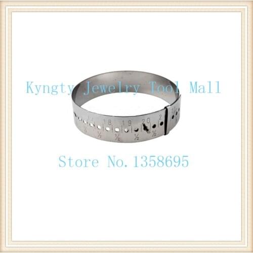 Jeweler Wrist Measuring Tool Bracelet Gauge Size from 15-23cm Jewelry Tools & Equipments Metal Ring Sizers Compact Size