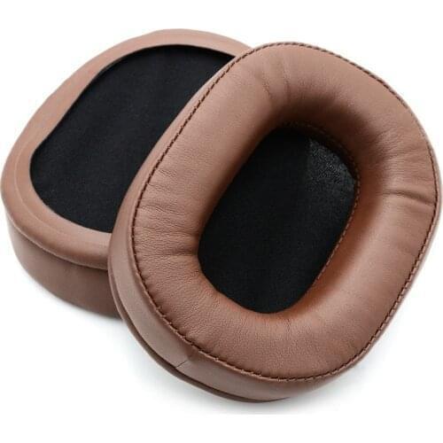 Brown Replacement Earpads Cushion Ear Pads Pillow Foam Earmuffs Cover Cups Repair Parts for OneOdio A71 DJ Headphones Headset