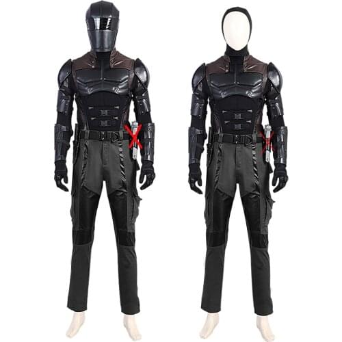 Movie GIJ Retaliation Cosplay Costume Snake Eyes Role-playing Outfit Halloween Party Clothing Full Set With Mask