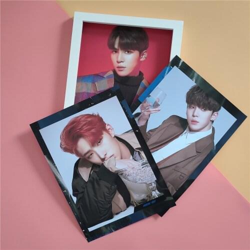 KPOP ATEEZ YEO SANG SAN MIN YUN HO JONG HO HONG JOONG Comeback New Album Answer Poster Sticker Photo Pictorial Collection Photo