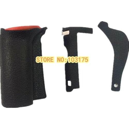 A set of 3 PCS New Original D750 3pcs GRIP RUBBER SET With CF Card Cover Rubber Unit For Nikon D750+Sticky tape