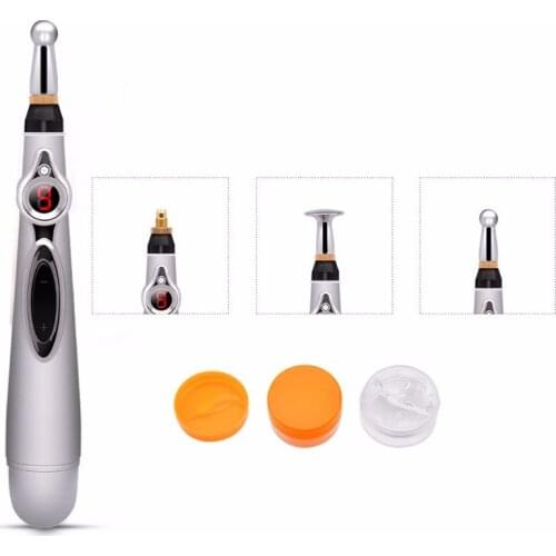 New Electric Acupuncture Magnet Therapy Heal Massage Point Pen TENS Pulse Massager Relieve Pain Unit Meridian Energy Pen