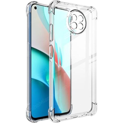 Clear Case For Xiaomi Redmi Note 9T 5G Case Anti-knock Bumper Soft TPU Silm Ultra-thin Phone Back Cover Redmi Note 9 T 5G Case
