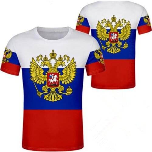 RUSSIA Chechen male free custom photo rus socialist t shirt flag russian cccp ussr diy rossiyskaya ru soviet union boy clothes