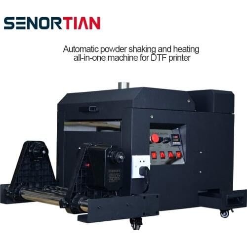 SENROTIAN DTF Printer A3 Automatic Powder Shaking And Heating All-In-One Machine Dust-Curing Roll to Roll Powde Dryer Shaker