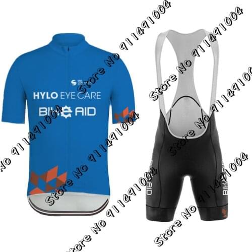 Team BIKE AID 2021 Cycling Jersey Set Men Germany Clothing Summer Road Bike Shirts Suit Bicycle Bib Shorts Ropa Ciclismo Maillot