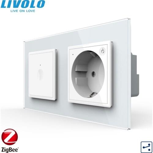 Smart Wall Socket Waterproof Two Way Zigbee Switch With Wifi App Alexa Google Home Control