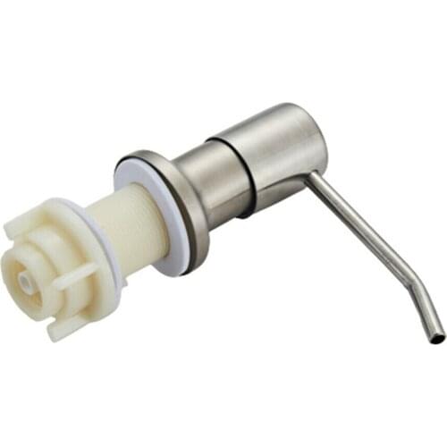 2021 Kitchen Stainless Steel Sink Soap Dispenser Pump Head with Extension Silicone Tube Pump Head For Kitchen Sink Bathroom