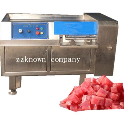 300-400kg/h frozen meat dicing machine/meat dicing machine for beef meat cubes