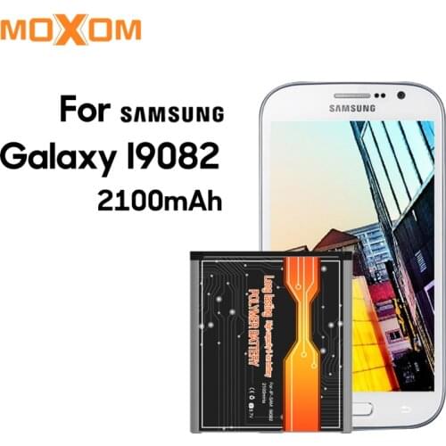 MOXOM Mobile Phone Battery For Samsung Galaxy i9082 Capacity 2100mAh Lithium Polymer Battery For Samsung i9082 Battery