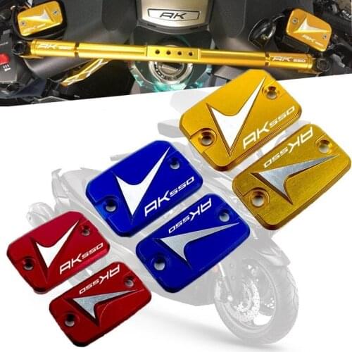 Motorcycle Accessories Fits For KYMCO AK550 AK 550 2017 2018 2019 2020 Aluminum Brake fluid reservoir cap cover