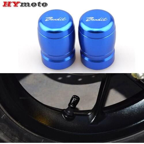 For SUZUKI GSF 250 600 600S 650 650S 650N 1200 1250 Bandit 650S Motorcycle Accessories CNC Aluminum Wheel Tire Valve Caps Covers