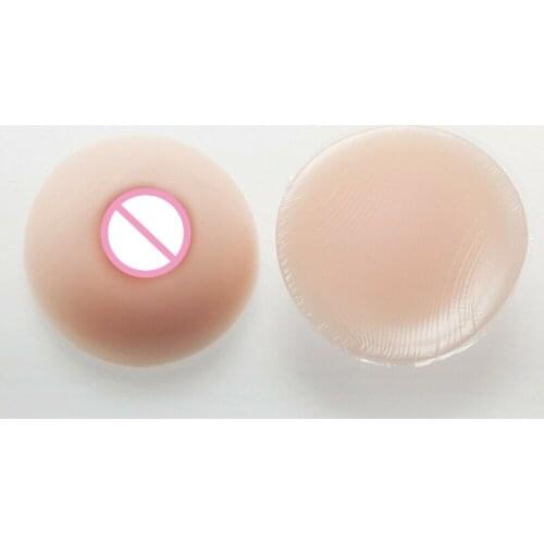 B Cup Real Skin Touch Breasts Simulation Silicone Breasts Soft Transgender Cross Dress Queen Round Breasts