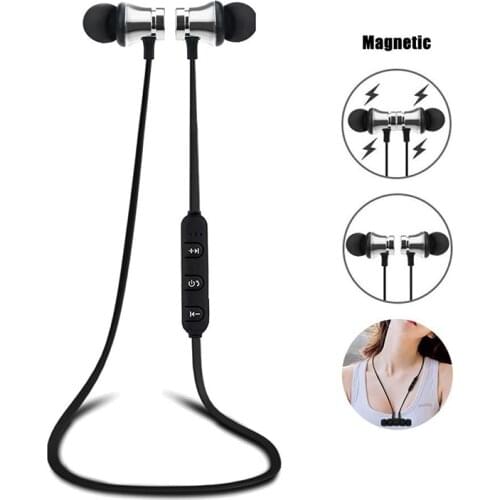 XT-11 Wireless Magnetic Bluetooth Earphones Sports Stereo Bass Sound Earpieces With Mic Headset fone de ouvido bluetooth