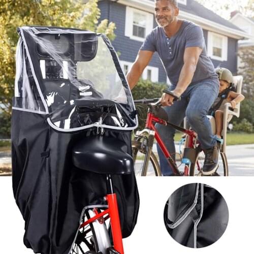 Bike Rain Cover Breathable Durable Bicycle Rain Protection Shield Child Safety Seats Bike Accessoriests Rain Protection Shield