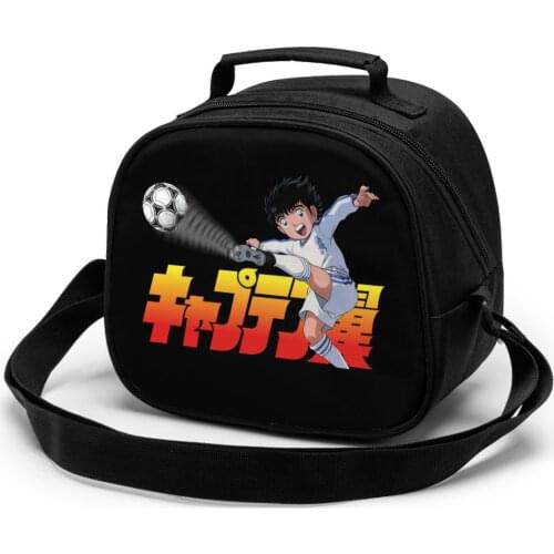 Captain Tsubasa Children fashion lunch bag thermal insulated bag travel casual insulated picnic bag