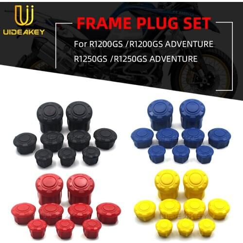 For BMW R1250GS LC R1250 GS Adventure R1200GS LC ADV 2014-2021 Motorcycle Frame Hole Cover Caps Plug Decorative Frame Cap Set
