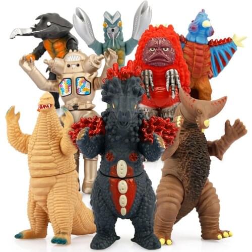 15cm Kaiju Ultraman Monster Model Action figure Pigmon Antlar Red king Gomora King Joe Birdon Belokuron Toy collection gift