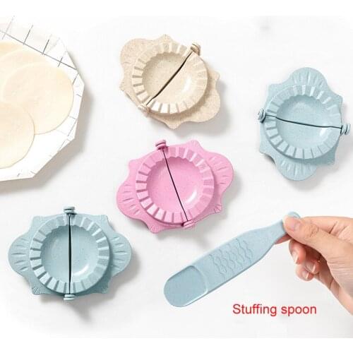 DIY dumpling making tools, wheat straw dumpling molds, dumpling artifact,Easy to make Dumpling Mold Dumpling Maker Device