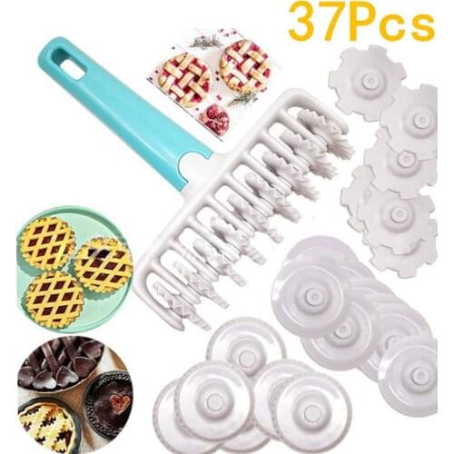 Wheel Roller Pastry Mould Multifunction Baking Pastry Tools Wheels Dough Craft Pizza Pie Croissant Pastry Dough Lattice Cutter