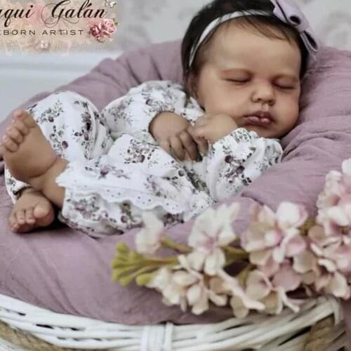 20 Inch Rebirth Doll Lifelike Newborn Baby Levi Vinyl Parts Unfinished Collection Doll Soft Unassembled Unpainted Gift Doll B8Z2
