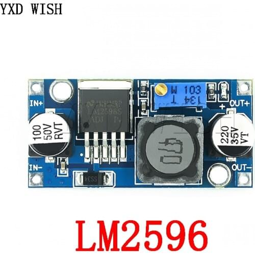 LM2596 Voltage regulator LM2596S DC-DC step-down Power Supply module adjustable DC DC step down Voltage Regulator 24V 12V 5V 3V