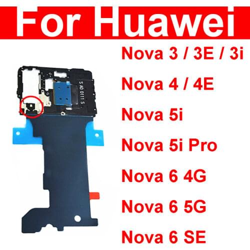 Motherboard Cover For Huawei Nova 3 3e 3i 4 4e 5i 6 7 5G SE Pro Small Back Frame Shell Case Cover on Mainboard Replacement Parts