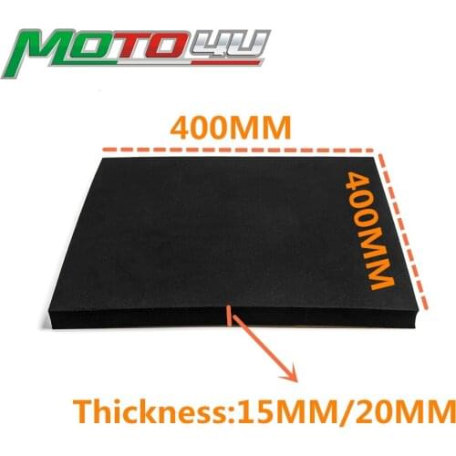 40X40CM New Universal Motorcycle Foam Seat Race Fairing Square Seats Pad Adhesive Racing Parts Free Cut