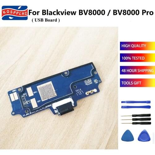 Original High Quality For Blackview BV8000 / BV8000 Pro USB Plug Charge Board Flex Cables Charging Module Cell Phone Free Ship