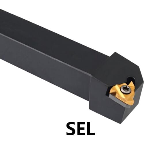 1pc SEL1212H16 thread turning tool+1pc 16 IR 1.5 ISO LDA insert to cut stainless steel and steel,CNC Turning Tool