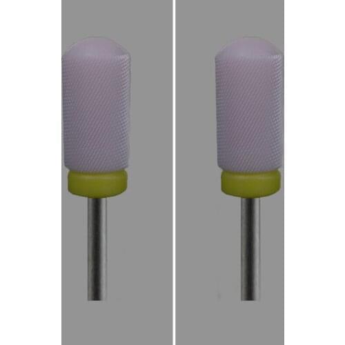 Pink Ceramic -2Pcs/Lot-Nail Drill Bit - Lager Smooth Top Bit - (2104.066)