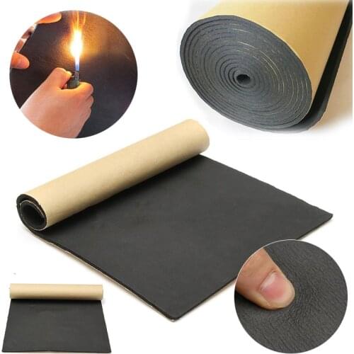 1pc Self-adhesive Sound Insulation Mat Car Floor Pad Foam Sponge High Quality Cars Soundproofing Insulated Cotton Mat 50x300cm