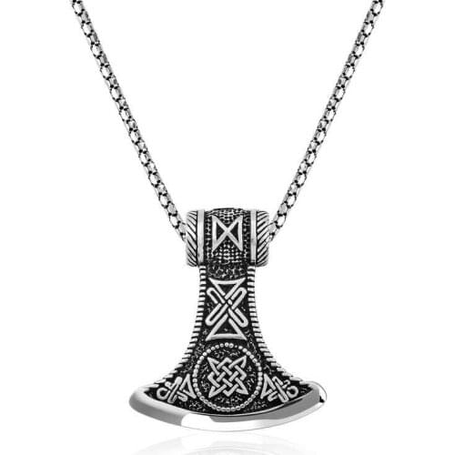 Silverlina Silver Axe Necklace